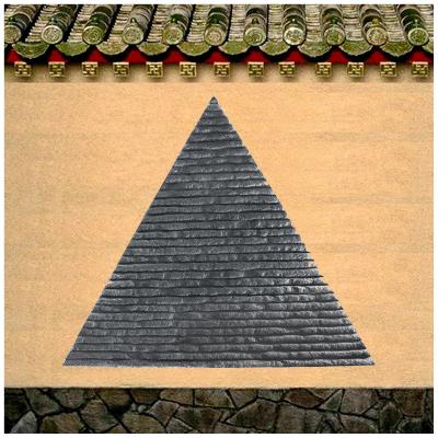 三角型缎纹青石